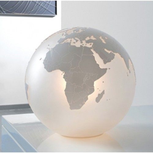 Lampada globo terrestre in vetro depolice Loft Attitude - Sompex