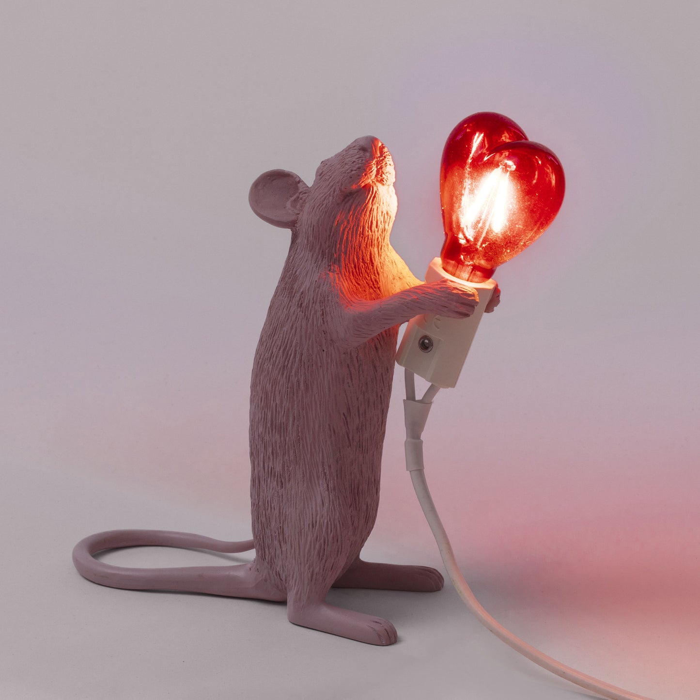Seletti Lampada da tavolo Mouse Sitting #2 - / Edizione limitata St Valentine