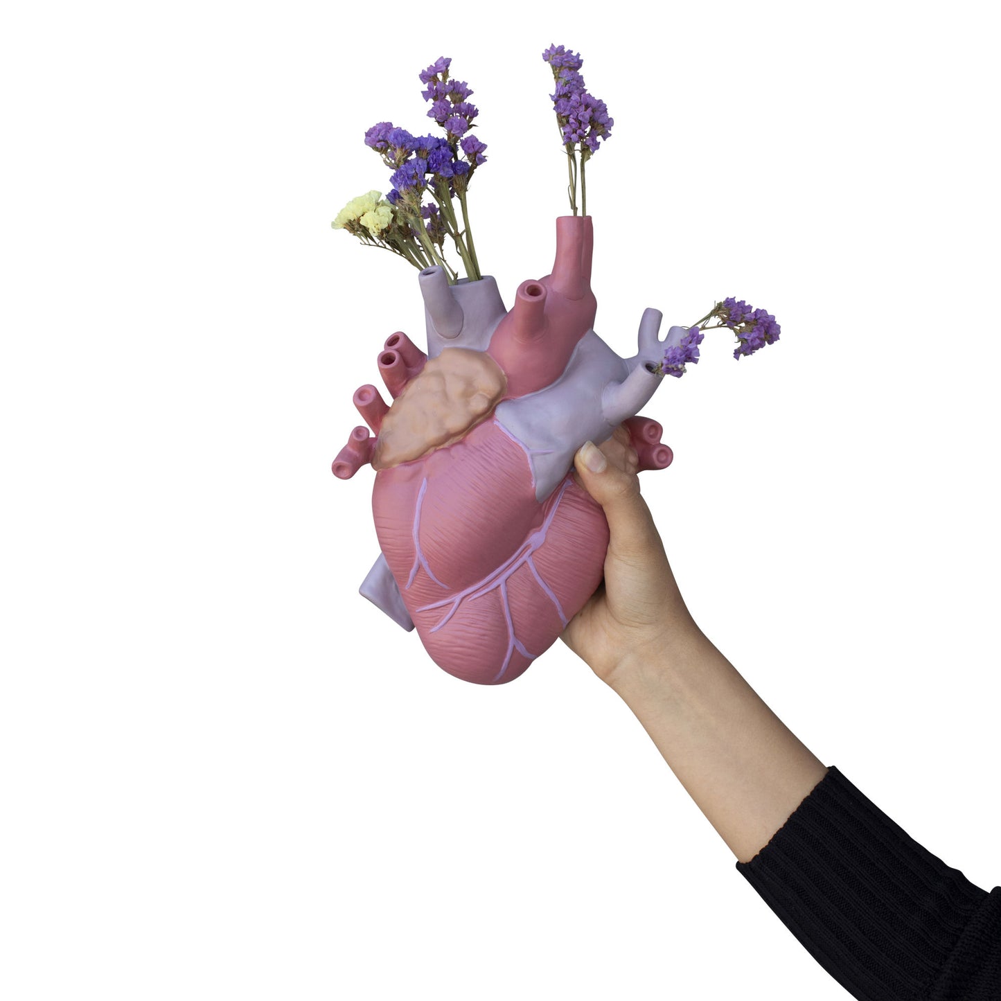 Vaso Love in Bloom Color - / Cuore umano - Porcellana / H 25 cm di Seletti
